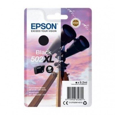 Epson 502XL Negro Cartucho de Tinta Original - C13T02W14010