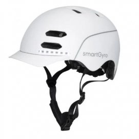 Casco para Adulto SmartGyro Smart Helmet 2, tamaño L-M, blanco