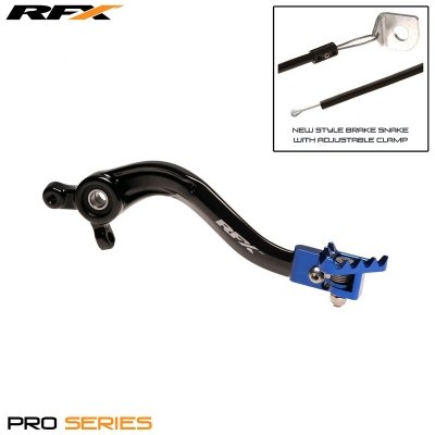 Pedal de freno trasero RFX Pro FT (negro/azul) FXRB7040099BU