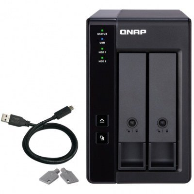 Caja de expansion de raid qnap tr - 002 usb 3.2 gen 2 2 bahias