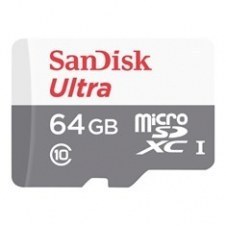 Tarjeta memoria micro secure digital sd hc + adaptador sandisk - 64gb - clase 10 - sdhc 100mb - s