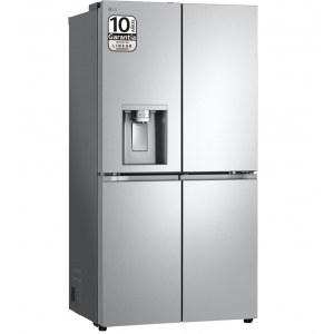 Frigorífico americano LG GMJ960MBJE, 180 x 92 cm, 4 puertas, con dispensador, inox