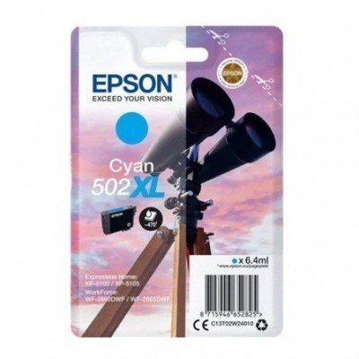 Epson 502XL Cyan Cartucho de Tinta Original - C13T02W24010