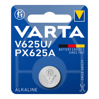 Micro pila de boton alkaline v625u (px625u/lr9) 1,5v (blister 1 unid.) ø16,0x6,2mm