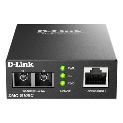 Convertidor de medios monomodo d - link dmc - g10sc