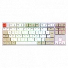 Teclado gaming royal pbt mecanico blanco