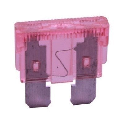 Fusible Plano Coche 4Amp 19x19mm ROSA