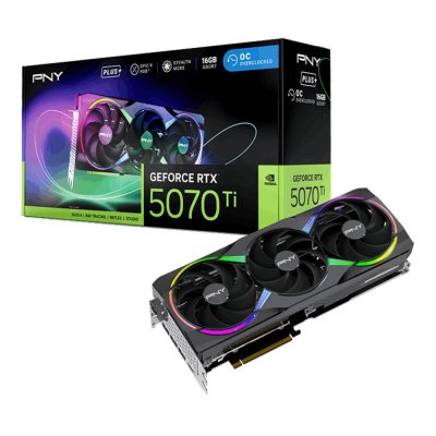 Tarjeta grafica pny rtx 5070 ti plus tepic - x 16gb gddr7 rgb