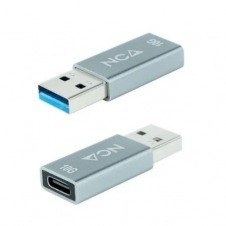 Adaptador USB 3.1 Nanocable 10.02.0013/ USB Macho - USB Tipo-C Hembra