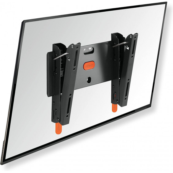 Soporte TV fijo inclinable de pared Vogel's BASE 15 S, 19-43 pulgadas, hasta 20 kg, VESA hasta 200x200 mm, incl. 15°, negro