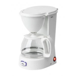 Cafetera de goteo filtro Jata JECA1752, 2-8 tazas, 650W, jarra cristal, blanco