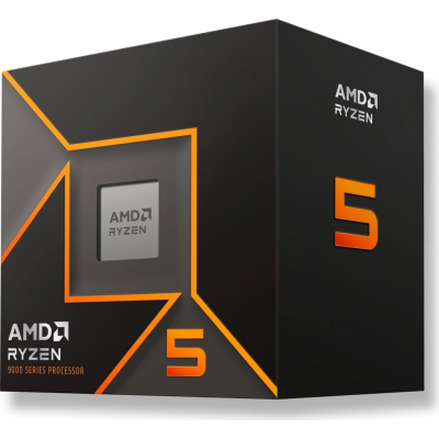 AMD Ryzen 5 9600 5.2GHz AM5 6C/12T 65W 38MB Processor with Wraith Stealth Cooler Box