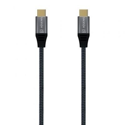 AISENS-CABLE USB 3.2 GEN2X2 ALUMINIO 20GBPS 8K30HZ 5A 100W E-MARK.