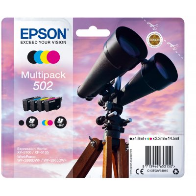 Cartucho de Tinta Original Epson nº502 Multipack/ Negro/ Cian/ Amarillo/ Magenta