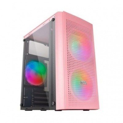 Caja Gaming Semitorre Mars Gaming MC300/ Rosa