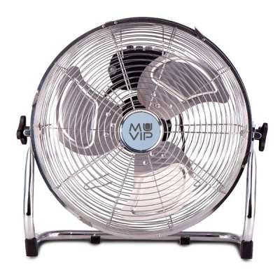 Muvip Ventilador Industrial de Suelo - 100W - 3 Velocidades - Color Plata