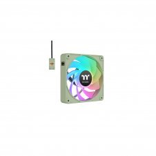 Thermaltake CL-F198-PL12MG-A sistema de refrigeración para ordenador Carcasa del ordenador Ventilador 12 cm Verde 3 pieza(s)