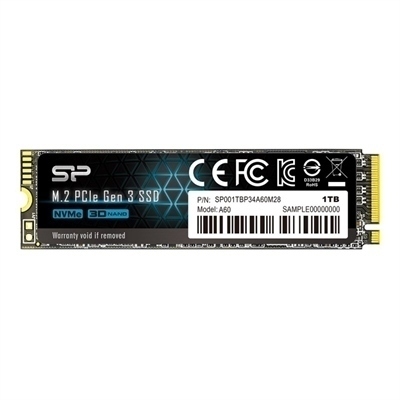 SP P34A60 1TB SSD M.2 PCIe Gen3x4 NVMe