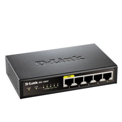 Switch D-Link DES-1005P 5 Puertos/ RJ45 10/100Mbps PoE