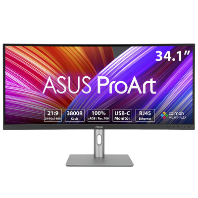 ProArt PA34VCNV pantalla para PC 86,6 cm (34.1) 3440 x 1440 Pixeles UltraWide Quad HD LCD Negro