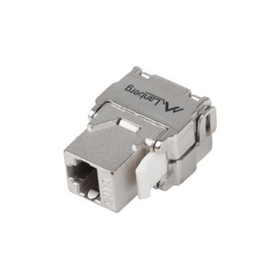 Conector keystone lanberg toolless rj45 a lsa cat.6 s - ftp 180 grados