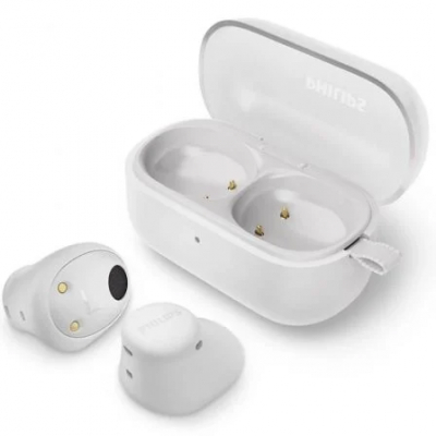 Auriculares Bluetooth Philips TAT2149 con estuche de carga/ Autonomía 6h/ Blancos