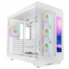 Mars Gaming MCREVMAXW carcasa de ordenador Midi Tower Blanco