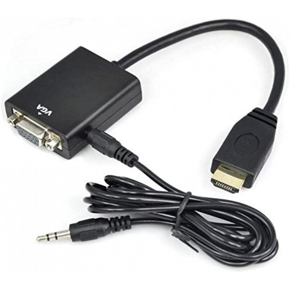 Cable Adaptador HDMI a VGA con Audio Biwond