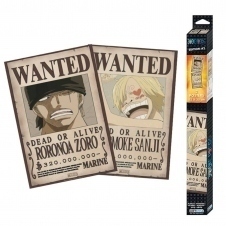 Set poster one piece wanted zoro y sanji