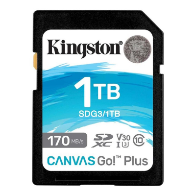 Tarjeta memoria sdxc 1tb kingston canvas go plus uhs - i u3 cl10