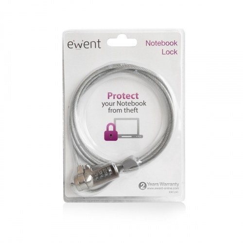 EWENT EW1241 Cable Seguridad combinacion