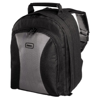 Hama Track Pack II 140 Mochila para Camara - Compartimentos Separados para Objetivos - Asa de Mano - 8x19x23cm - Color Negro