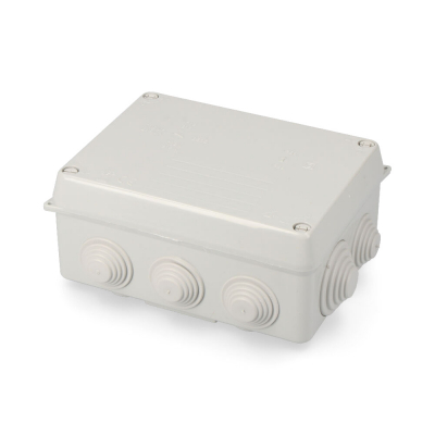 Caja rectangular estanca 153x110x65mm con tornillos solera 716