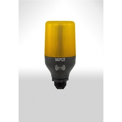 Baliza LED 230Vac Luz Intermitente AMBAR