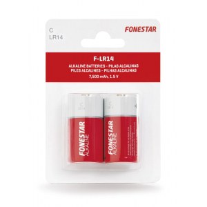 Pilas alcalinas C-LR14 de 1'5 V Fonestar F-LR14