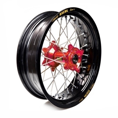 Rueda completa Haan Wheels aro negro 17-4,50 buje rojo 1 116008/3/6 1 116008/3/6