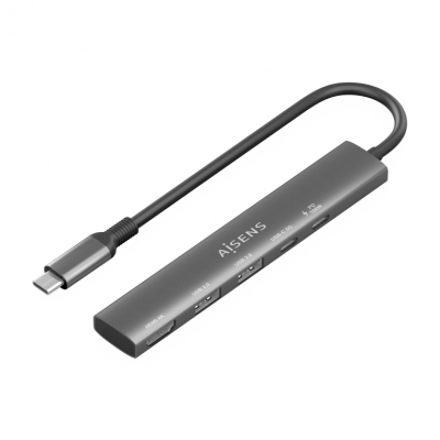 DOCK USB-C AISENS 5 EN 1 ASUC-5P022-GR