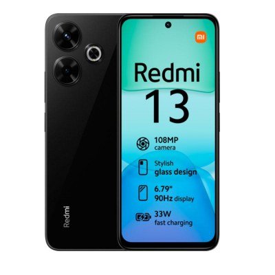 Smartphone Xiaomi Redmi 13 8GB/ 256GB/ 6.79/ Negro Medianoche