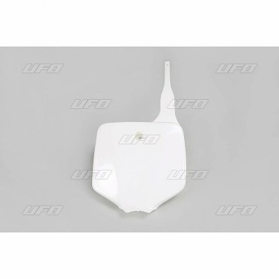 Portanúmeros delantero UFO Kawasaki blanco KA03732-047 KA03732#047