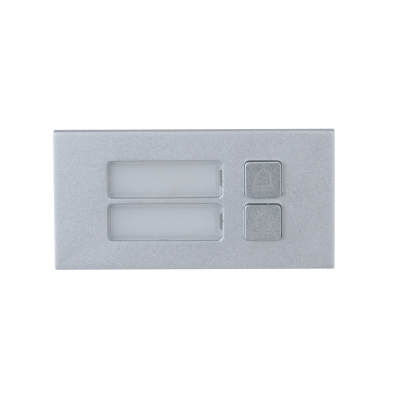 (DHI-VTO4202F-MB2) DAHUA MÓDULO CON 2 BOTONES PARA VIDEOPORTERO EXTERIOR MODULAR SERIE VTO4202F 50X100MM