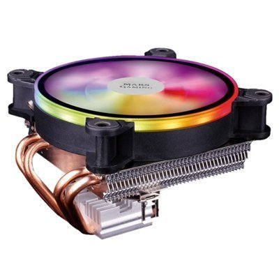 Ventilador disipador cpu mars gaming mcpu220 120mm argb negro