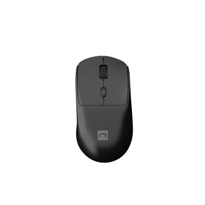 Natec Hawk 2 Raton Laser Inalambrico Ergonomico - 3200 dpi - Adaptador USB - 4 Botones - Color Negro