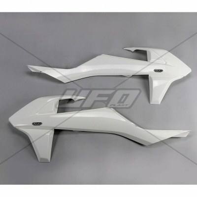 Paneles laterales radiador UFO blanco KTM KT04061#047