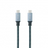 Cable Usb 3.2 Nanocable 10.01.4103-Comb/ Usb Tipo-C Macho - Usb Tipo-C Macho/ Hasta 100W/ 20Gbps/ 3M/ Gris Y Negro