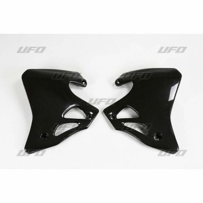 Plásticos laterales de radiador UFO negro Honda CR125R/250R HO02672#001