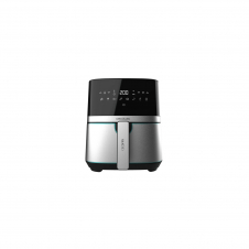 Cecotec 03315 freidora Sencillo 5,5 L Independiente 1700 W Freidora de aire caliente Negro, Acero inoxidable