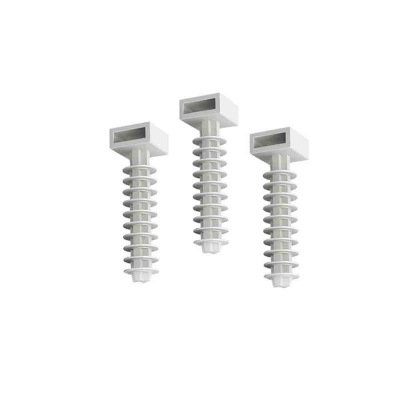 Taco para brida n°8 blanco 100 unid.