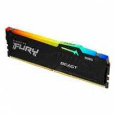 Memoria RAM DIMM Kingston Fury Beast Negro RGB 16GB DDR5 5200MHZ
