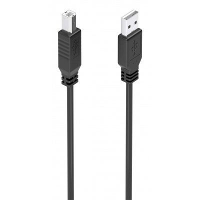 AISENS - CABLE USB 2.0 CON AMPLIFICADOR, TIPO A/M-B/M, NEGRO, 10M