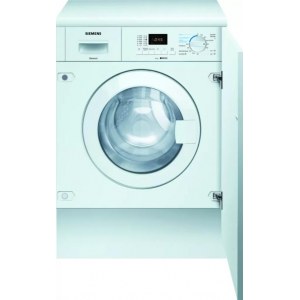 Lavadora - secadora integrable Siemens WK12D322ES, 7 kg lavado, 4 kg secado, 1200 rpm, clase E/E